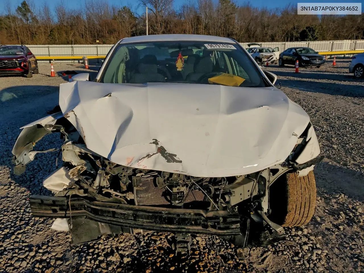 3N1AB7AP0KY384652 2019 Nissan Sentra S