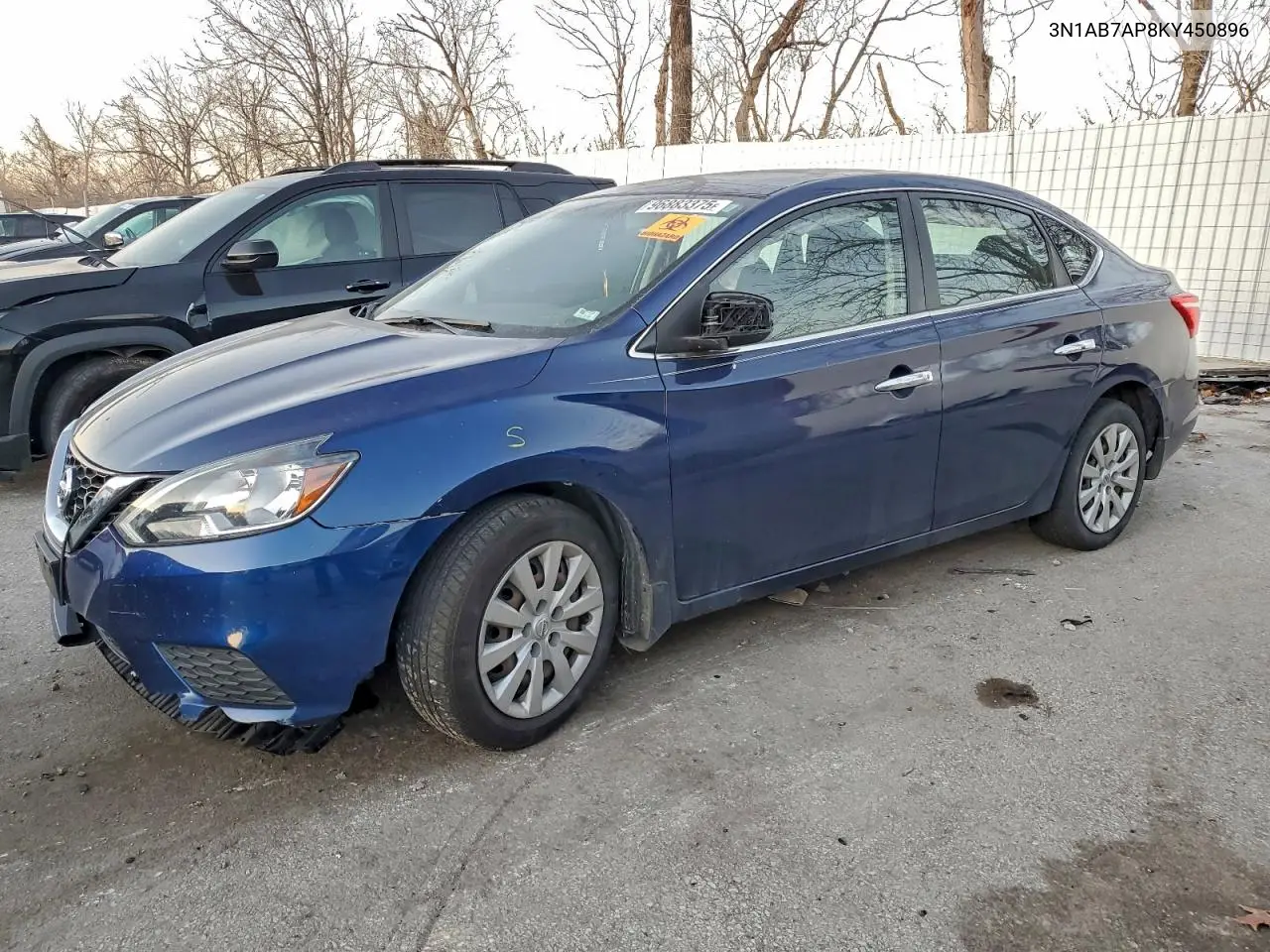 3N1AB7AP8KY450896 2019 Nissan Sentra S