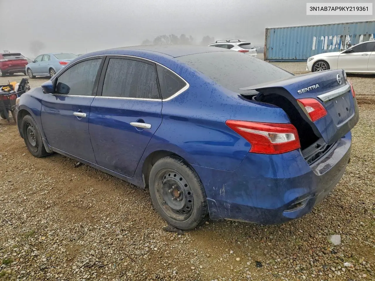 3N1AB7AP9KY219361 2019 Nissan Sentra S