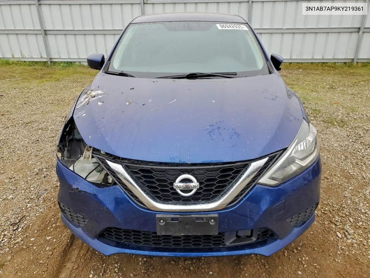 3N1AB7AP9KY219361 2019 Nissan Sentra S