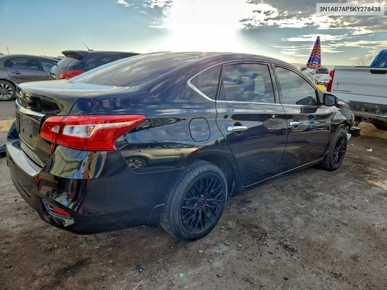 3N1AB7AP5KY278438 2019 Nissan Sentra S