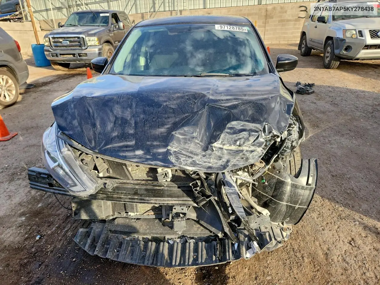 3N1AB7AP5KY278438 2019 Nissan Sentra S