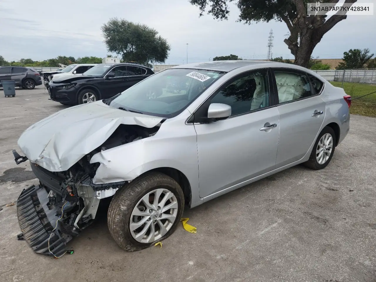 3N1AB7AP7KY428341 2019 Nissan Sentra S