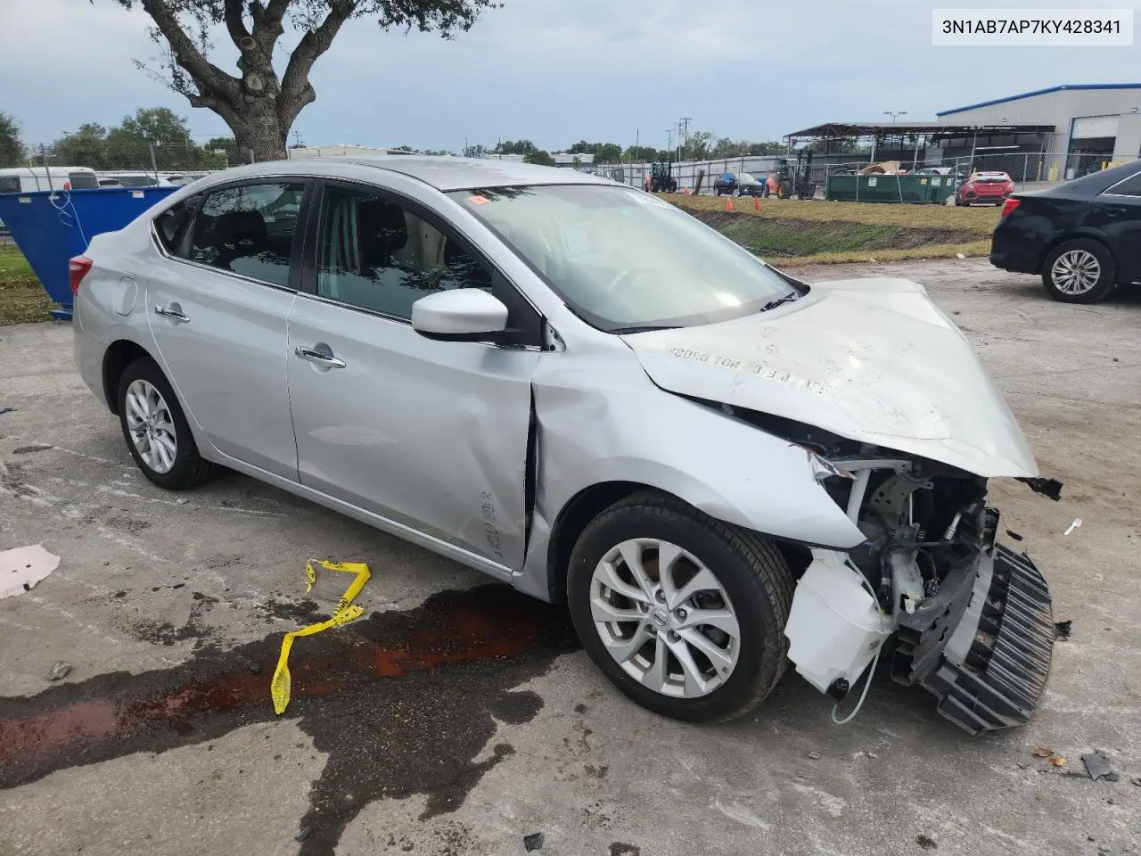3N1AB7AP7KY428341 2019 Nissan Sentra S