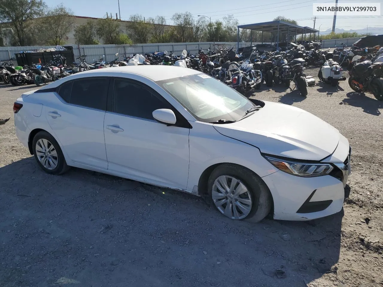 2020 Nissan Sentra S VIN: 3N1AB8BV9LY299703 Lot: 53259454