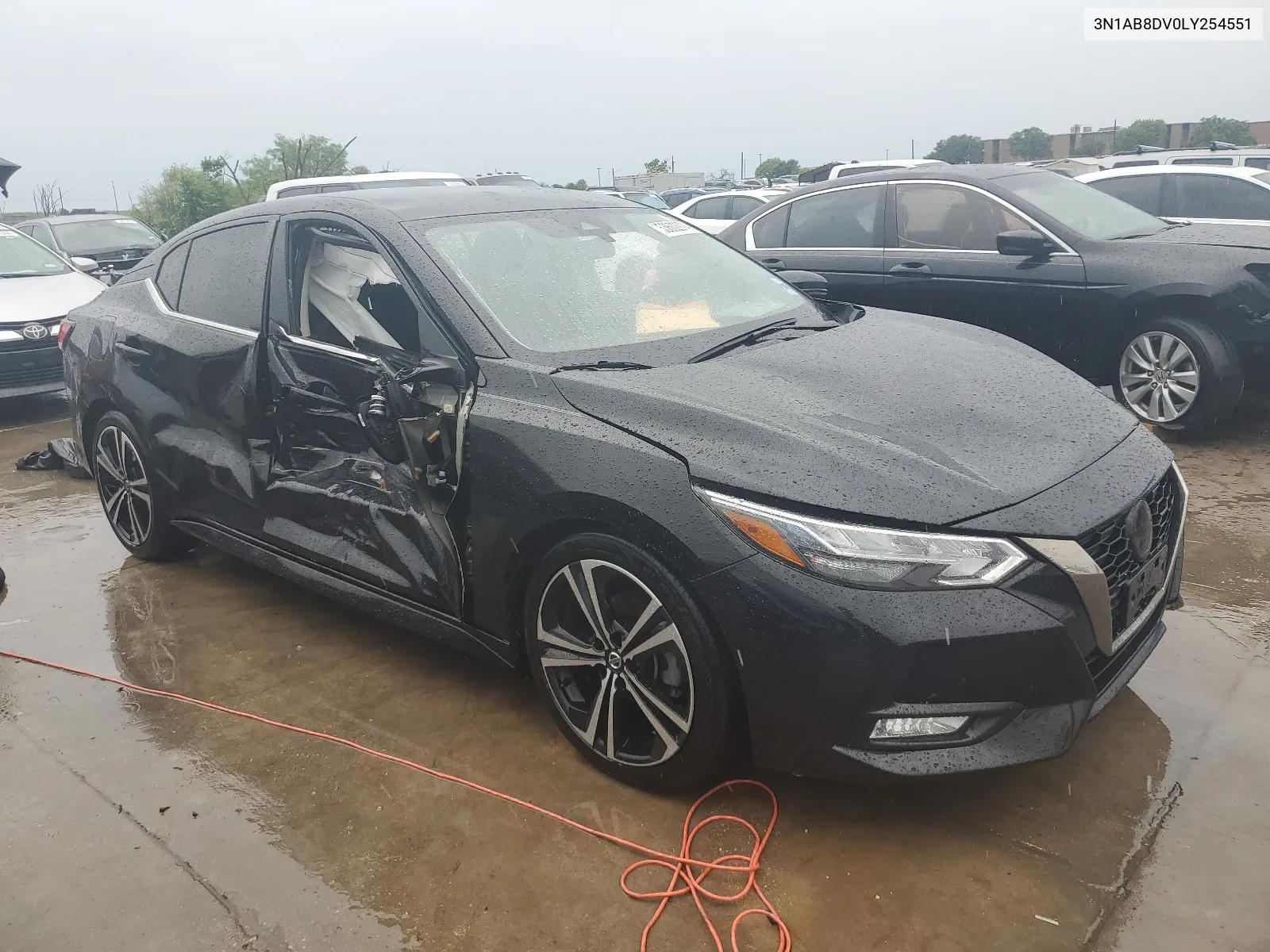 2020 Nissan Sentra Sr VIN: 3N1AB8DV0LY254551 Lot: 53602974