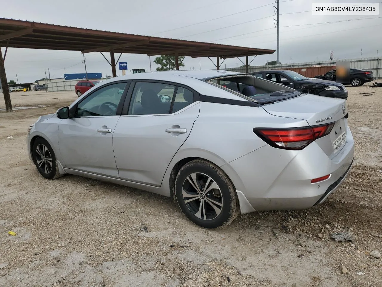 2020 Nissan Sentra Sv VIN: 3N1AB8CV4LY238435 Lot: 59875544