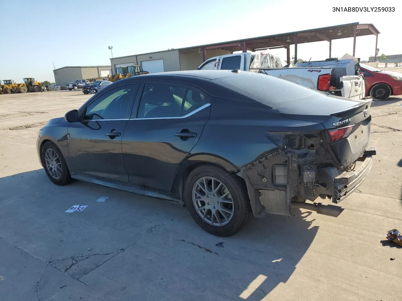 2020 Nissan Sentra Sr VIN: 3N1AB8DV3LY259033 Lot: 61763554