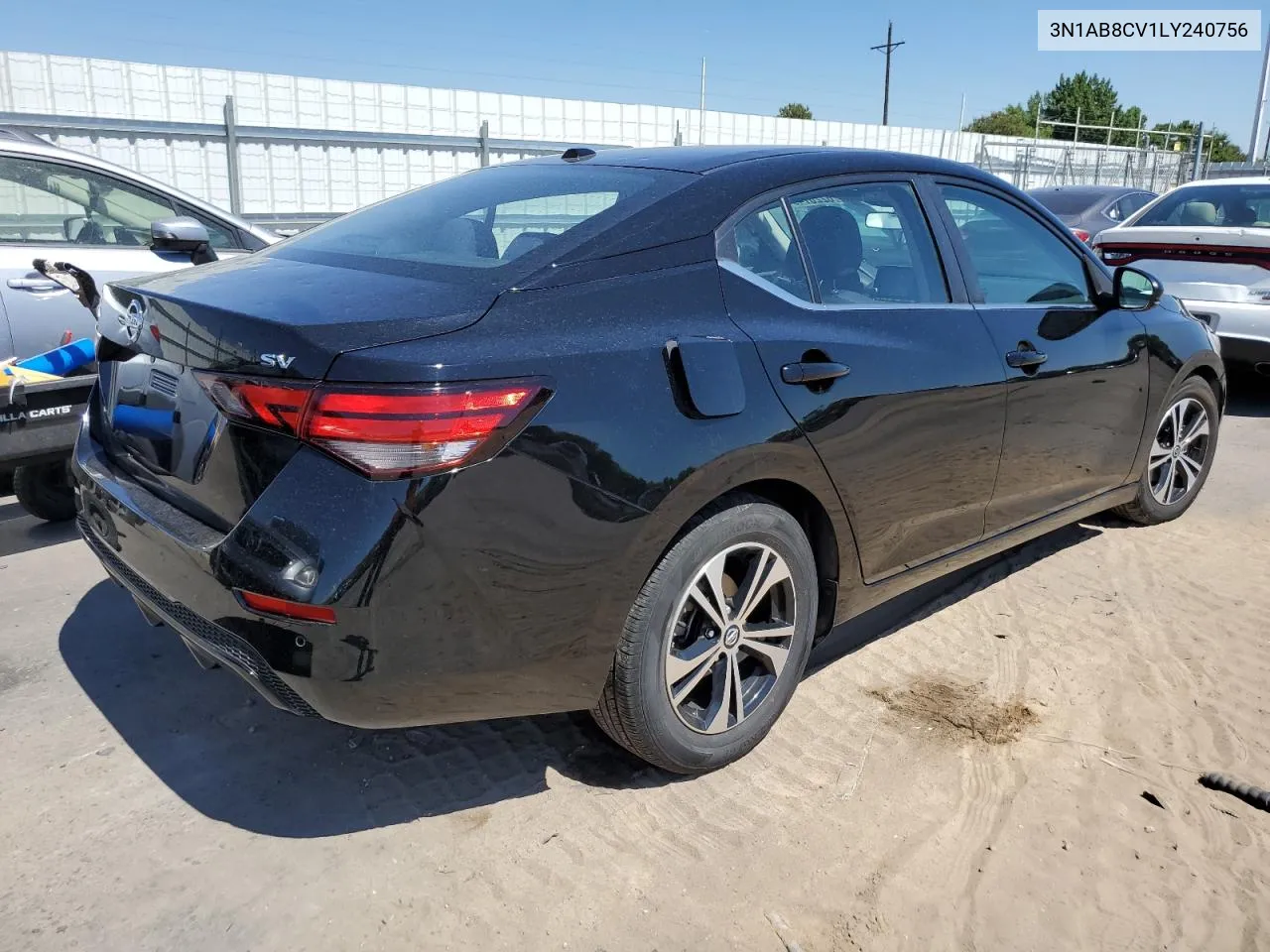 2020 Nissan Sentra Sv VIN: 3N1AB8CV1LY240756 Lot: 62207494