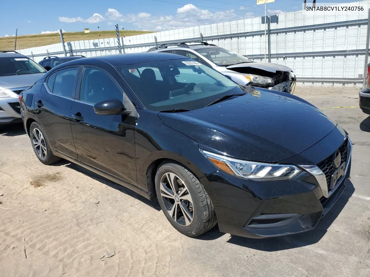 2020 Nissan Sentra Sv VIN: 3N1AB8CV1LY240756 Lot: 62207494