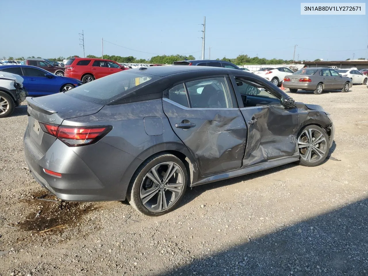 2020 Nissan Sentra Sr VIN: 3N1AB8DV1LY272671 Lot: 66218054