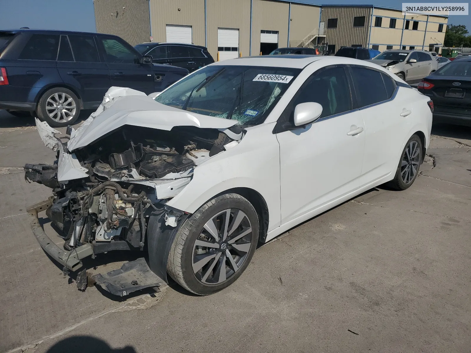 2020 Nissan Sentra Sv VIN: 3N1AB8CV1LY258996 Lot: 68560954