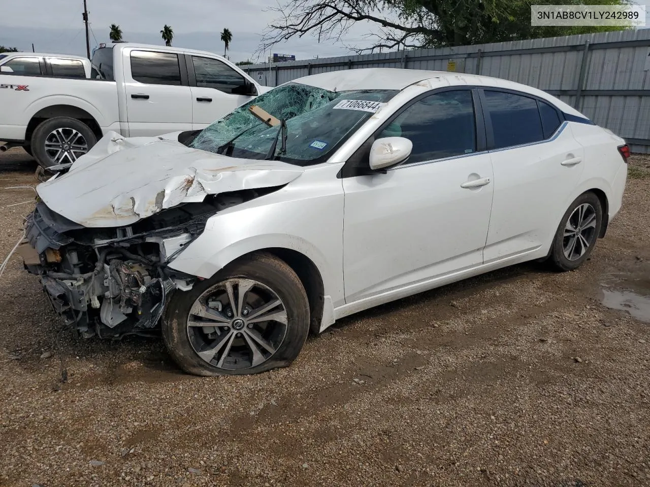 3N1AB8CV1LY242989 2020 Nissan Sentra Sv