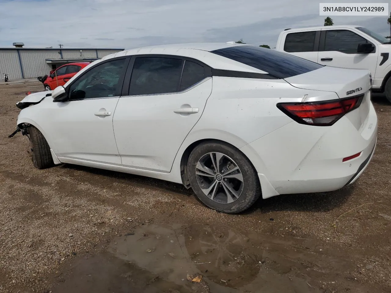 2020 Nissan Sentra Sv VIN: 3N1AB8CV1LY242989 Lot: 71066844