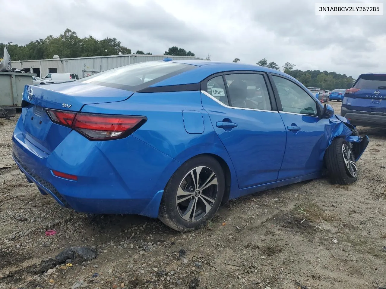 3N1AB8CV2LY267285 2020 Nissan Sentra Sv