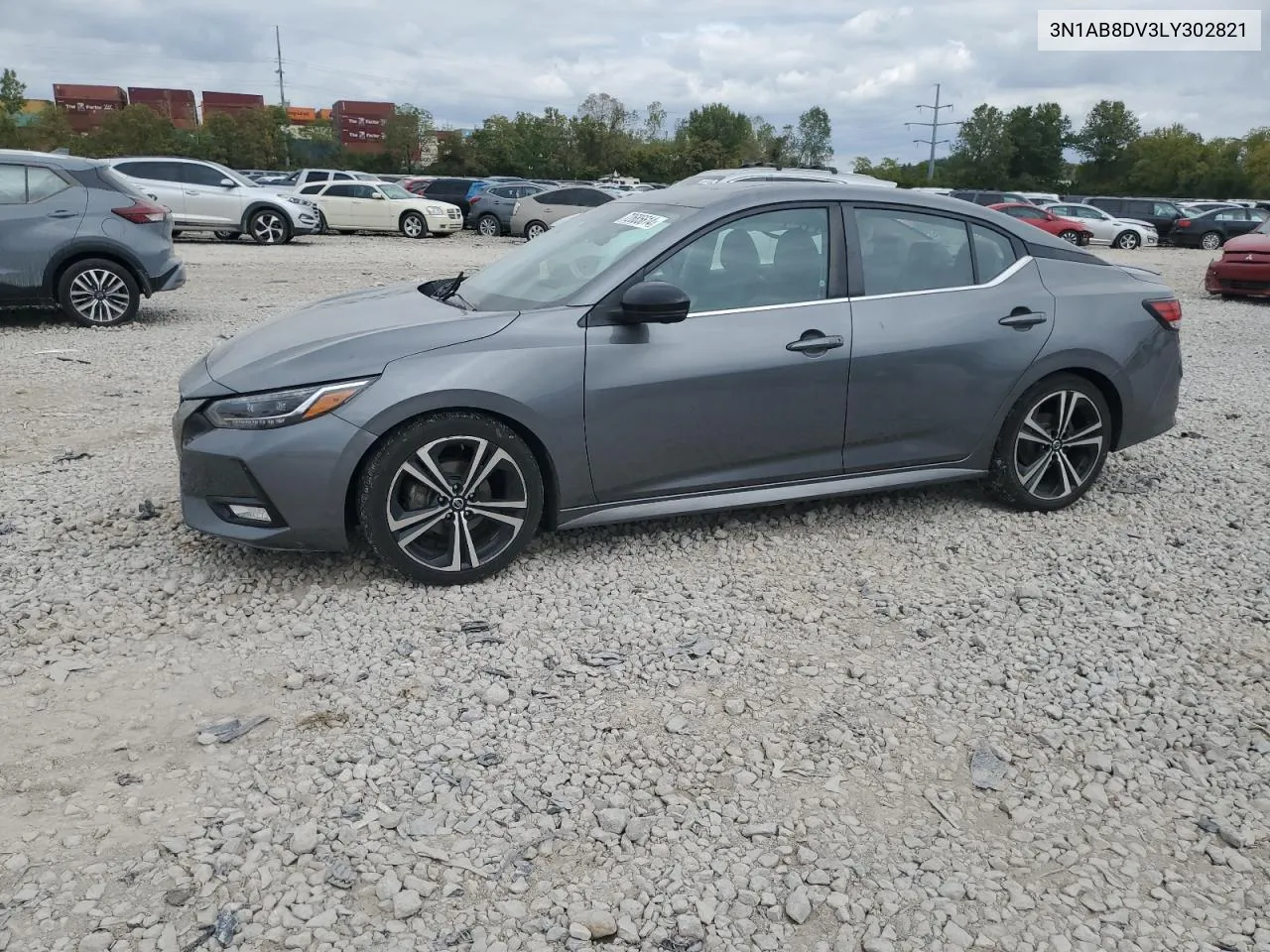 2020 Nissan Sentra Sr VIN: 3N1AB8DV3LY302821 Lot: 72685614