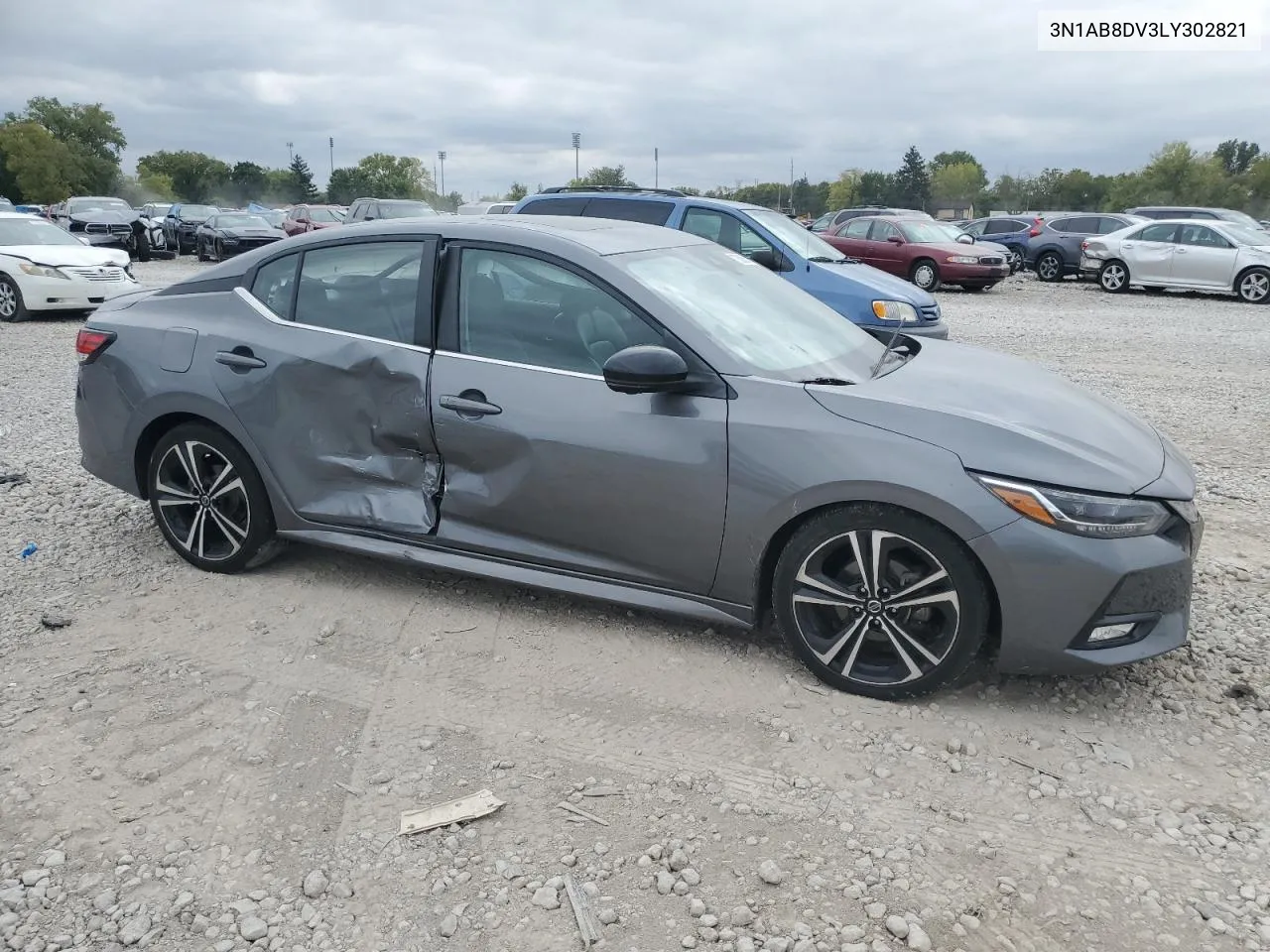 2020 Nissan Sentra Sr VIN: 3N1AB8DV3LY302821 Lot: 72685614