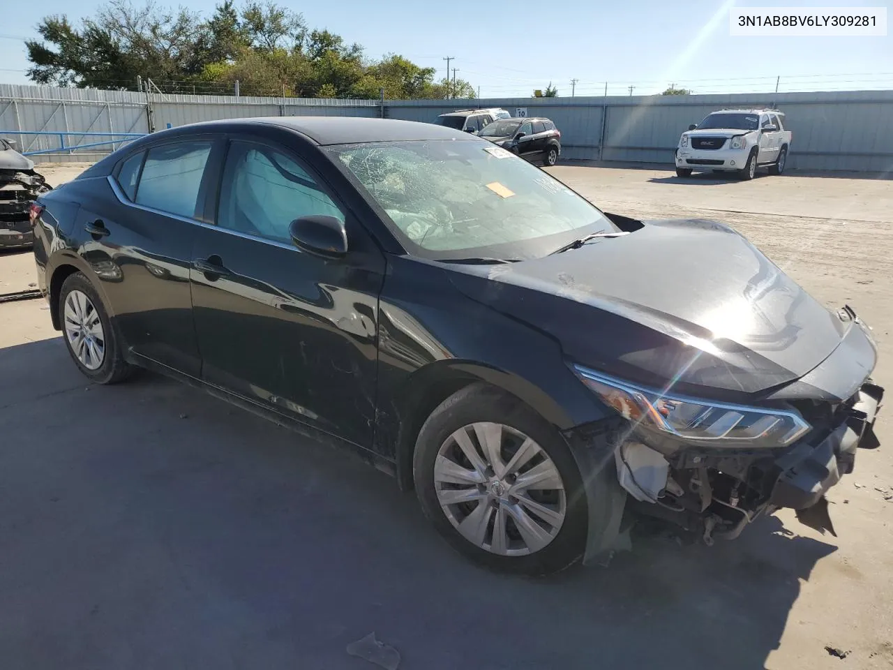 3N1AB8BV6LY309281 2020 Nissan Sentra S