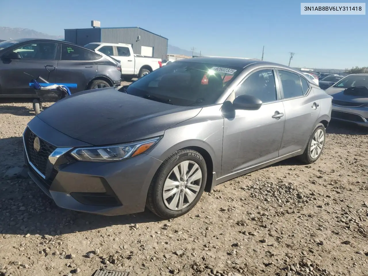 3N1AB8BV6LY311418 2020 Nissan Sentra S