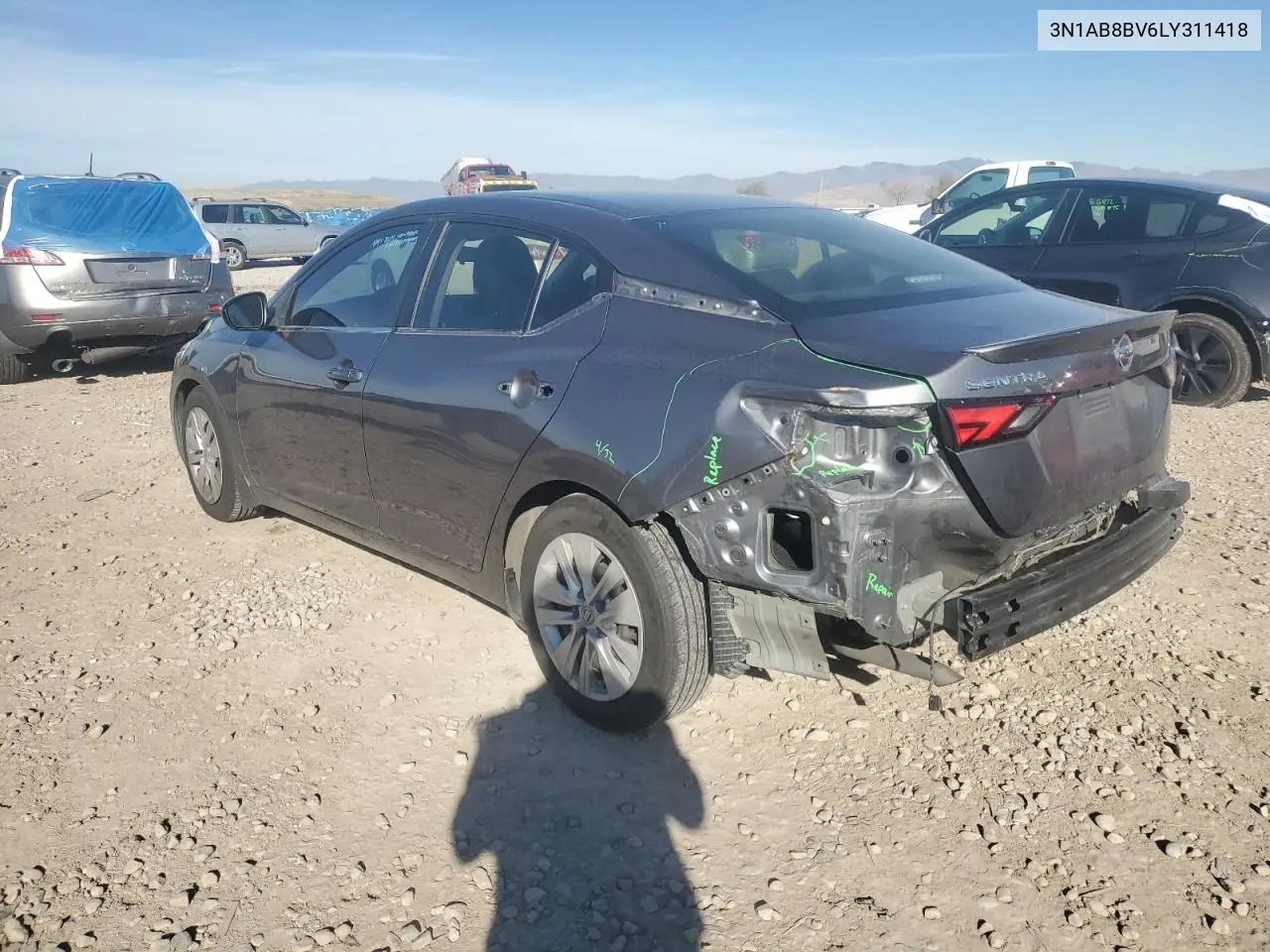 3N1AB8BV6LY311418 2020 Nissan Sentra S