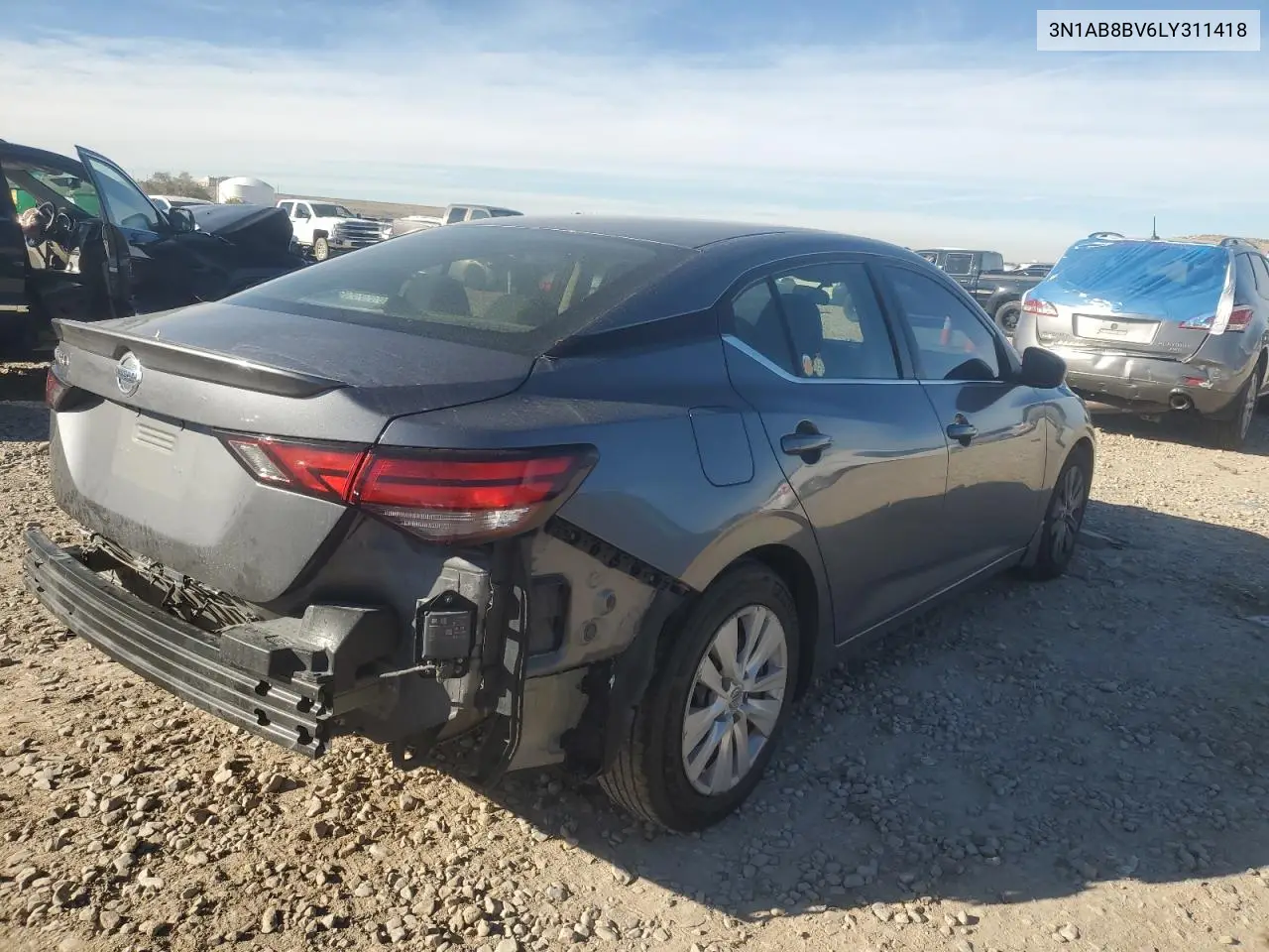 3N1AB8BV6LY311418 2020 Nissan Sentra S