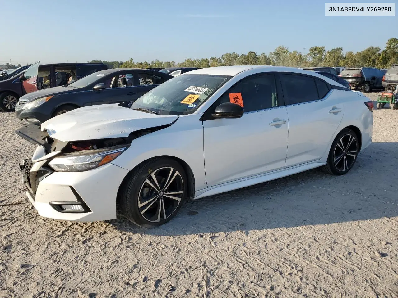 3N1AB8DV4LY269280 2020 Nissan Sentra Sr