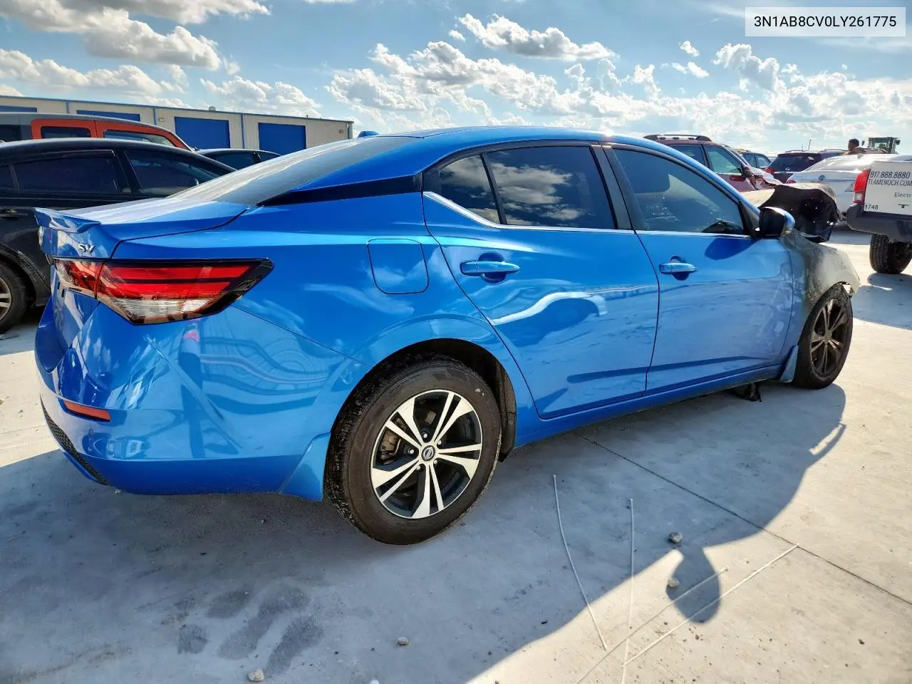 3N1AB8CV0LY261775 2020 Nissan Sentra Sv