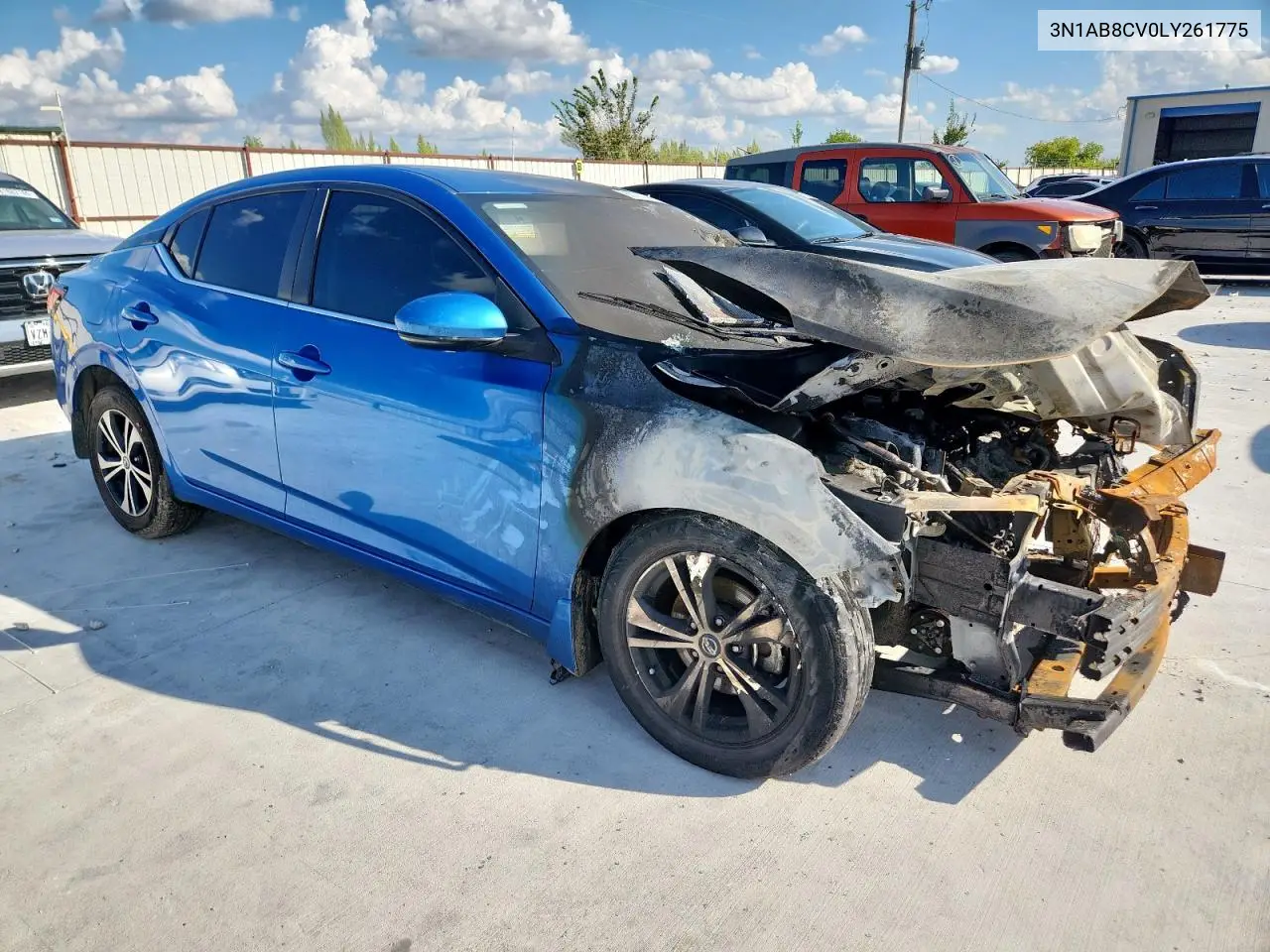 3N1AB8CV0LY261775 2020 Nissan Sentra Sv