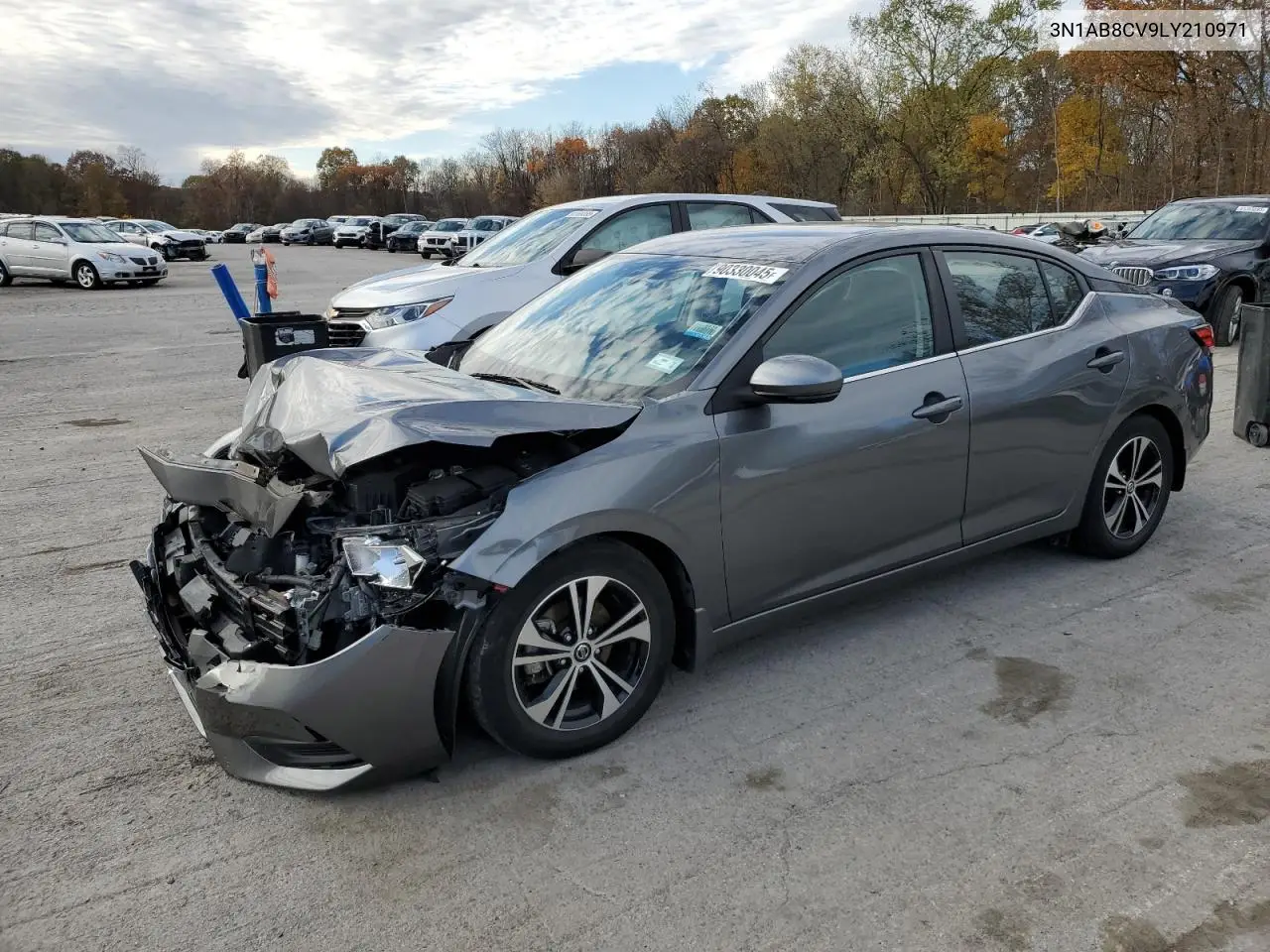 3N1AB8CV9LY210971 2020 Nissan Sentra Sv