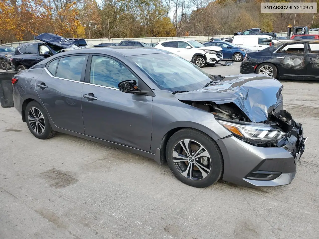 3N1AB8CV9LY210971 2020 Nissan Sentra Sv