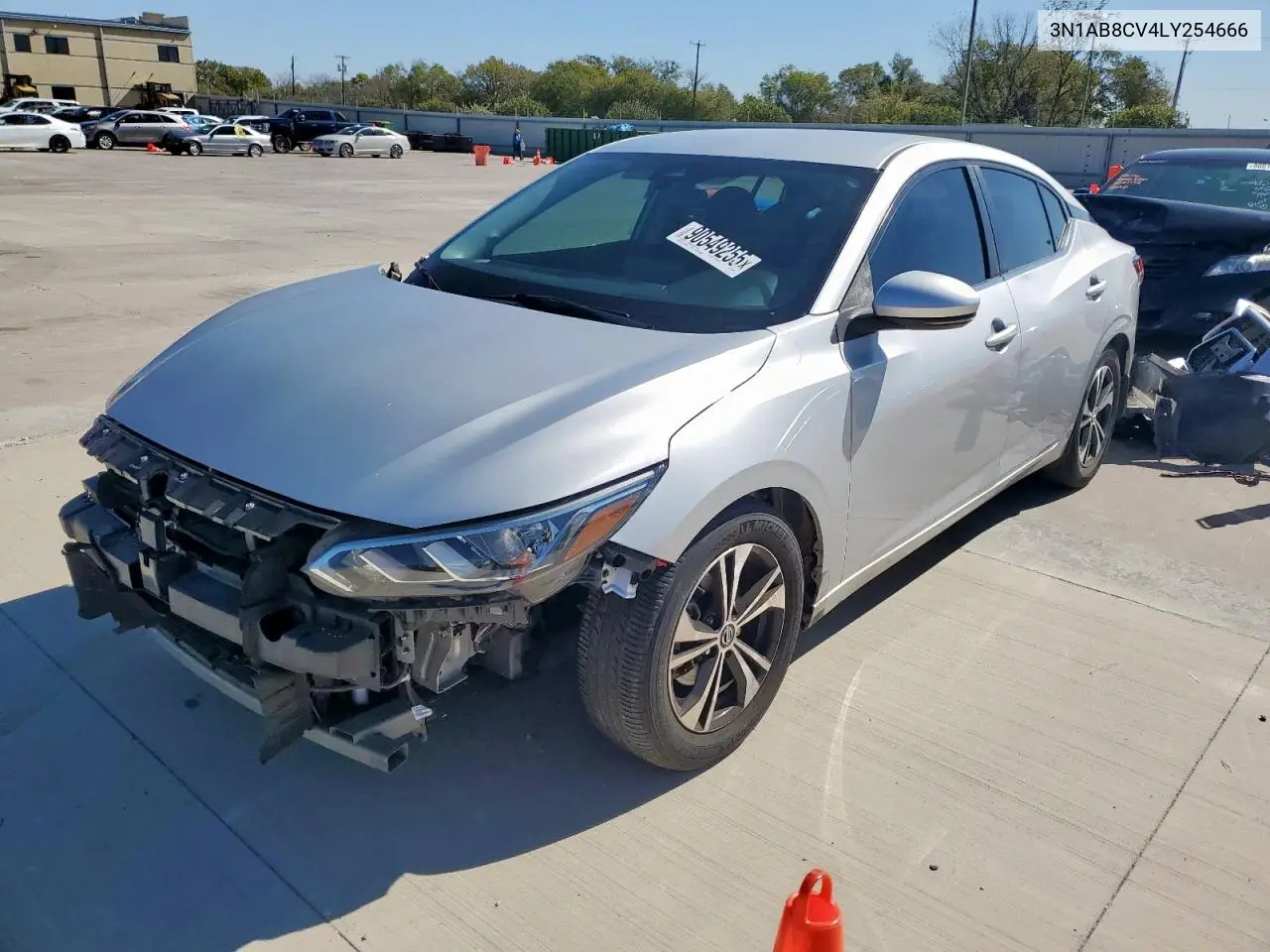 3N1AB8CV4LY254666 2020 Nissan Sentra Sv