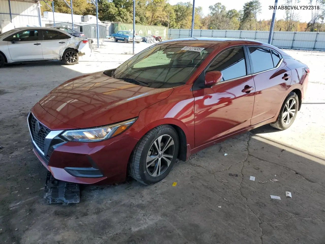 3N1AB8CV6LY292318 2020 Nissan Sentra Sv