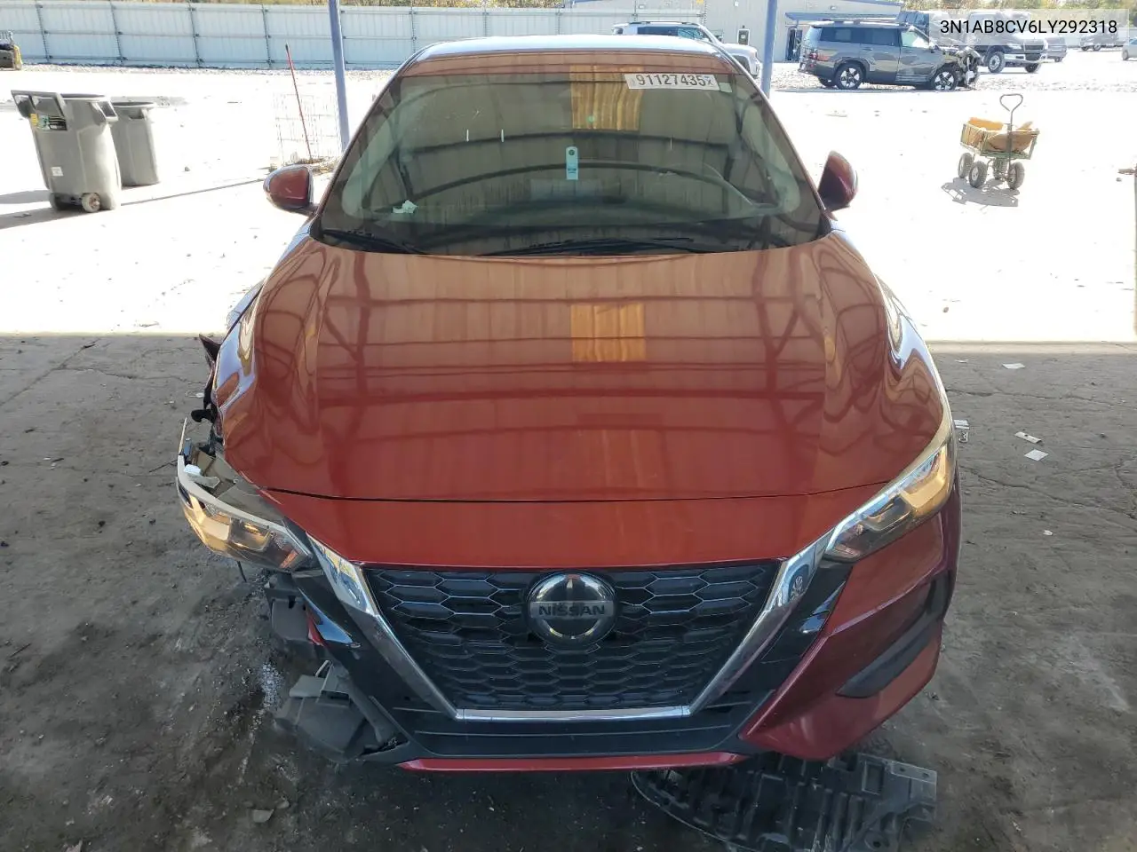 3N1AB8CV6LY292318 2020 Nissan Sentra Sv