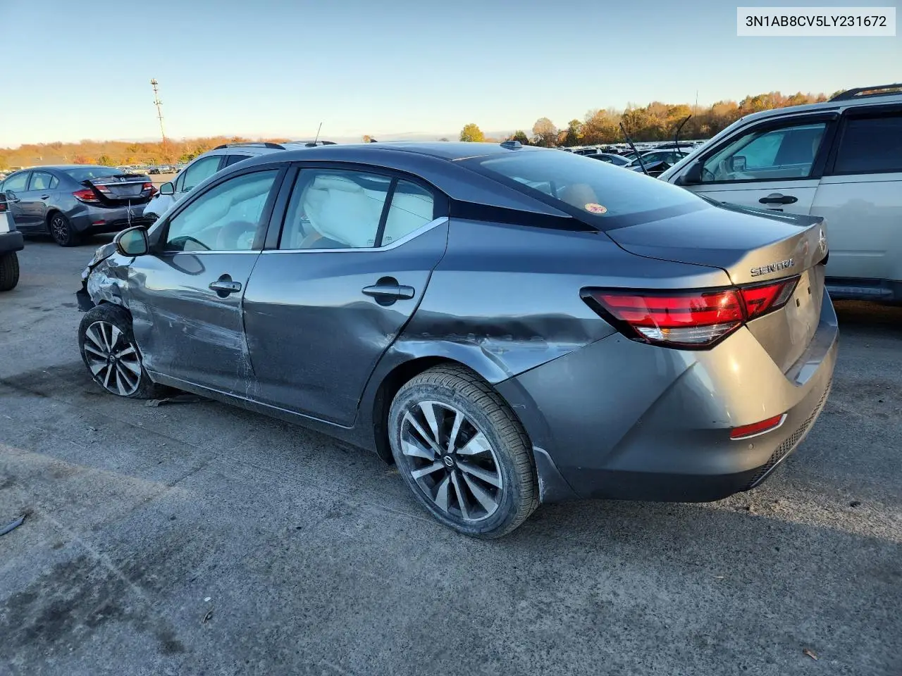 3N1AB8CV5LY231672 2020 Nissan Sentra Sv