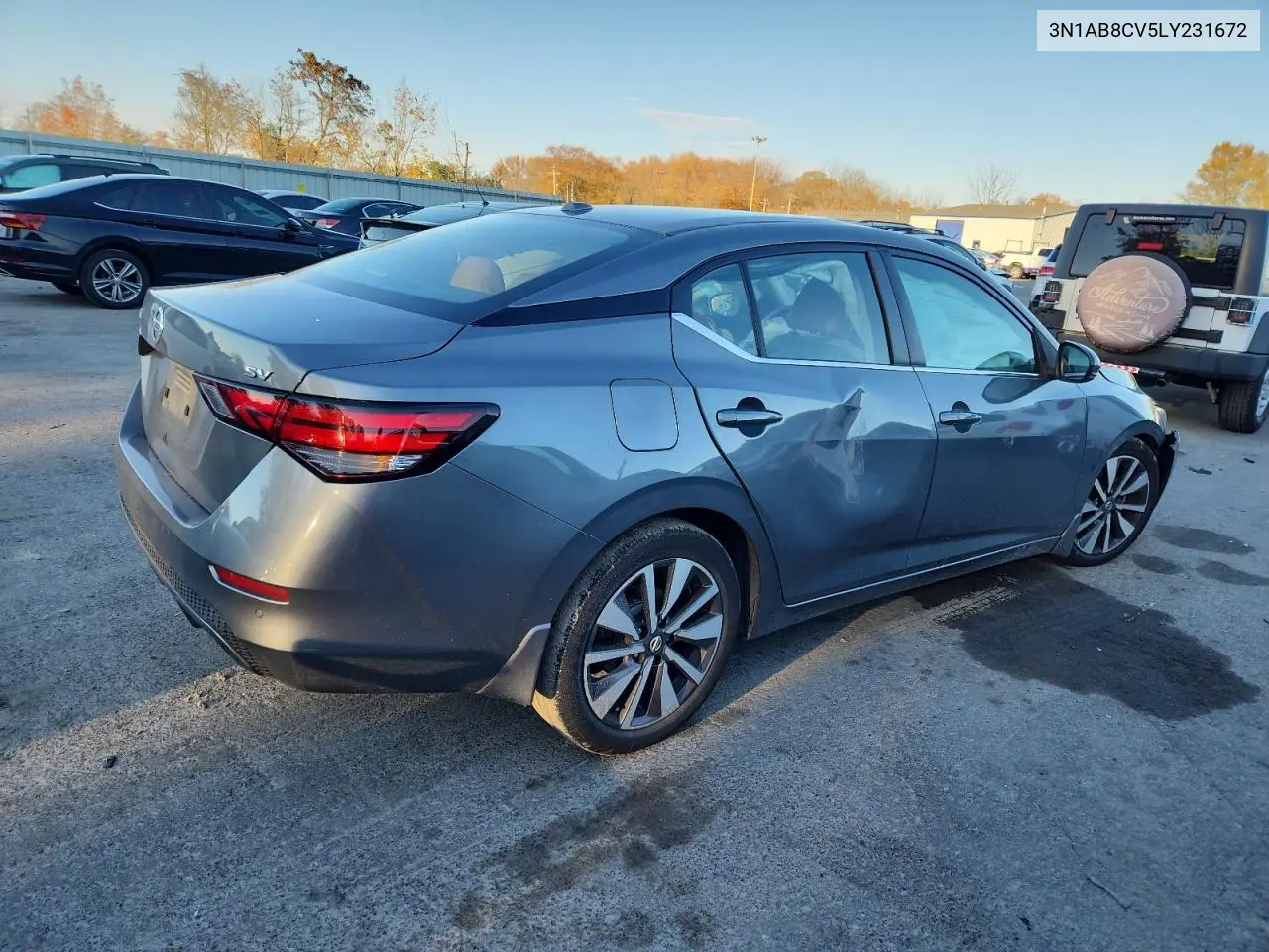 3N1AB8CV5LY231672 2020 Nissan Sentra Sv