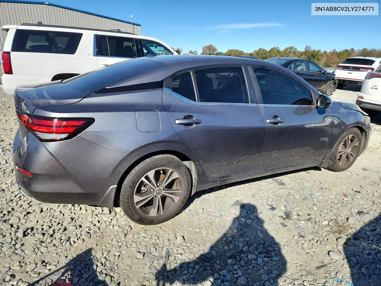 3N1AB8CV2LY274771 2020 Nissan Sentra Sv