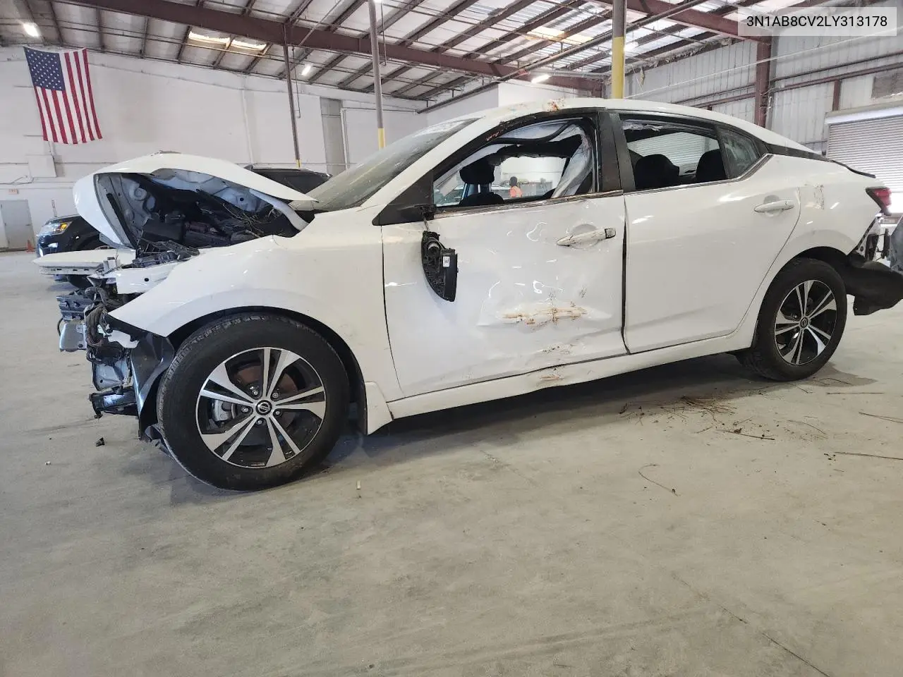 3N1AB8CV2LY313178 2020 Nissan Sentra Sv