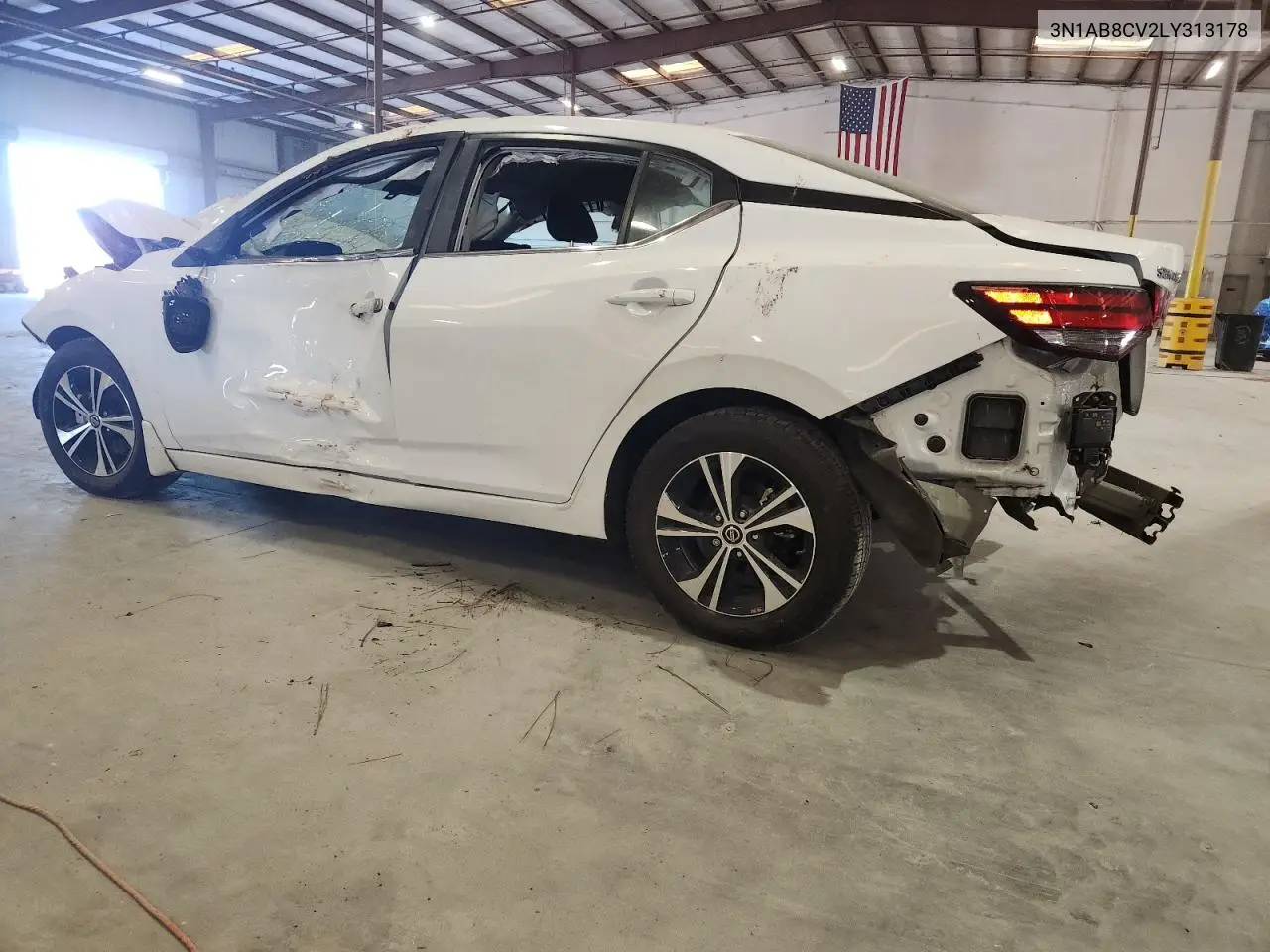 3N1AB8CV2LY313178 2020 Nissan Sentra Sv