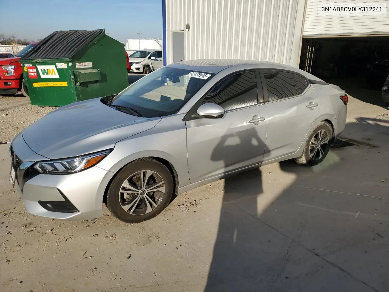 3N1AB8CV0LY312241 2020 Nissan Sentra Sv
