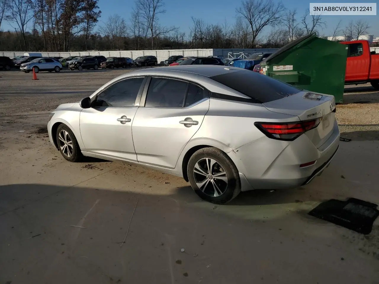 3N1AB8CV0LY312241 2020 Nissan Sentra Sv