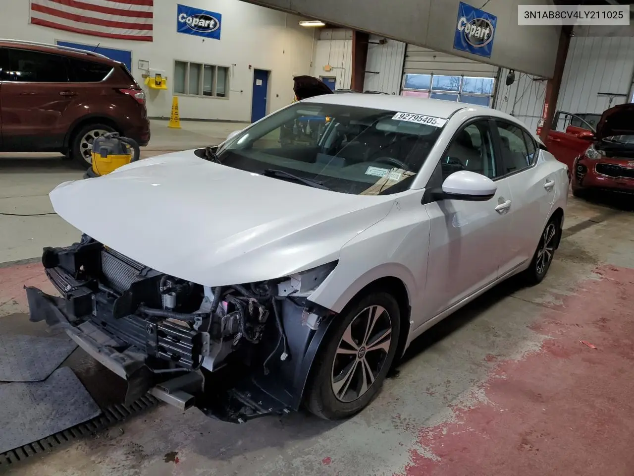3N1AB8CV4LY211025 2020 Nissan Sentra Sv