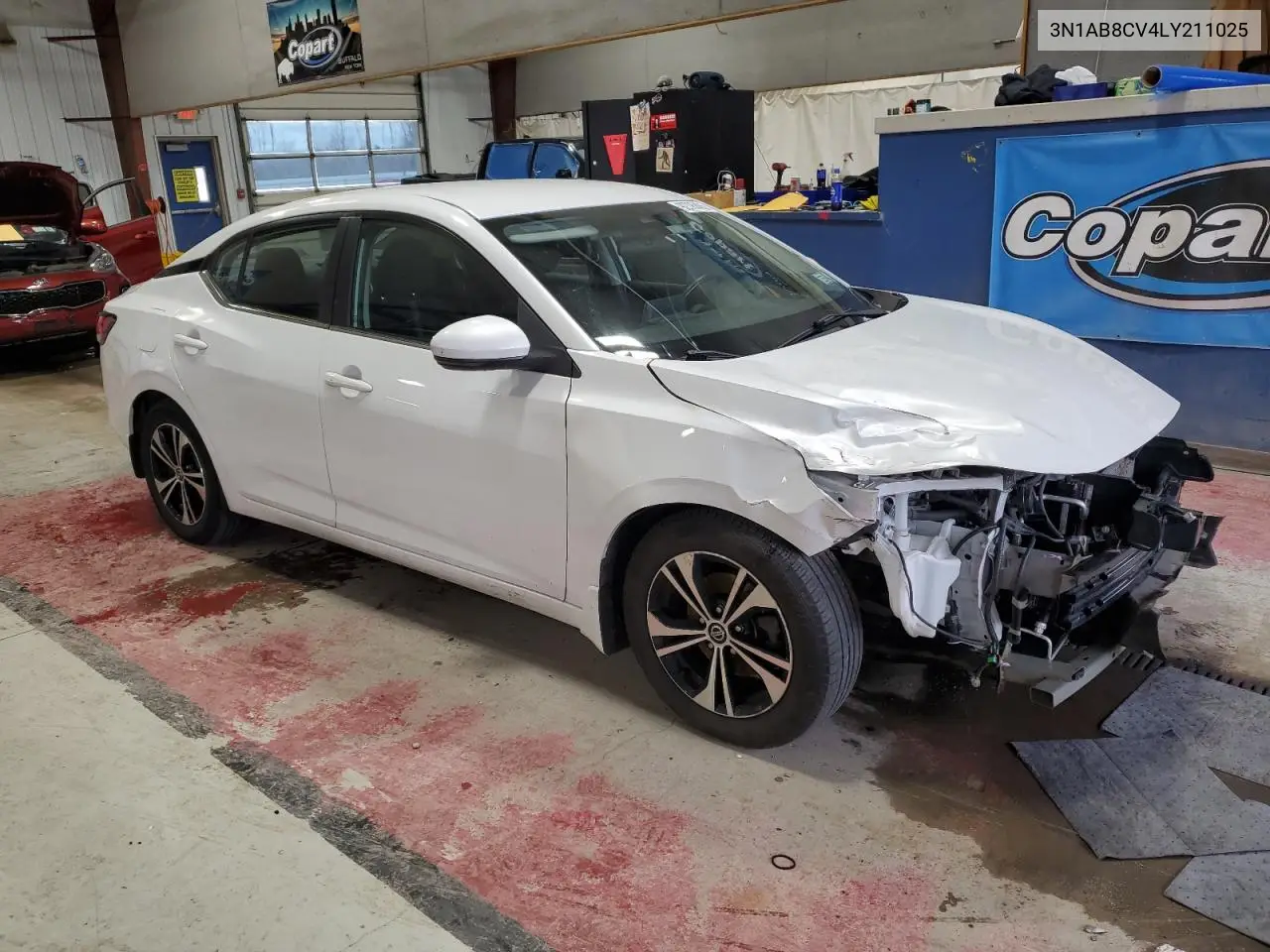 3N1AB8CV4LY211025 2020 Nissan Sentra Sv