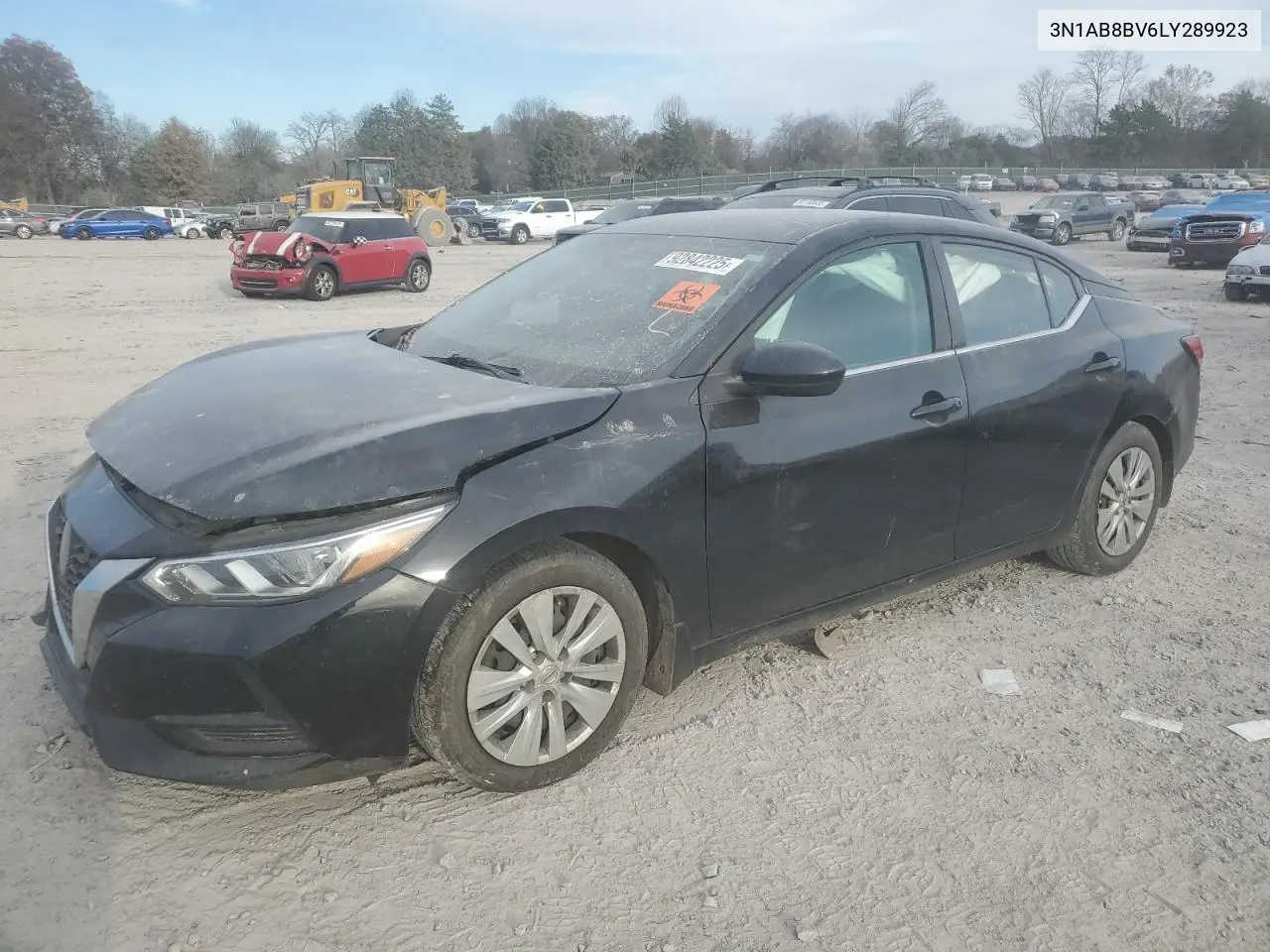3N1AB8BV6LY289923 2020 Nissan Sentra S