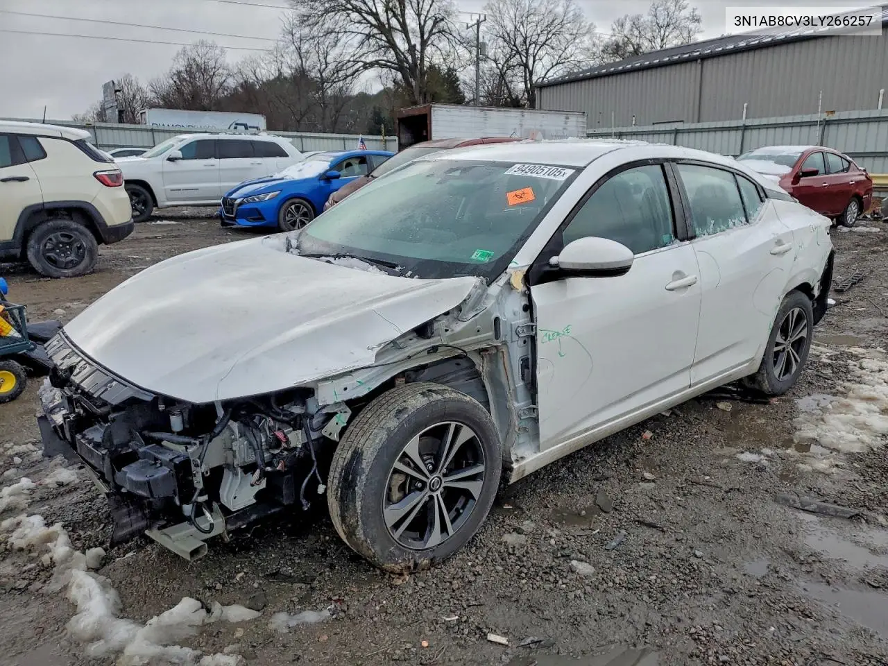 3N1AB8CV3LY266257 2020 Nissan Sentra Sv
