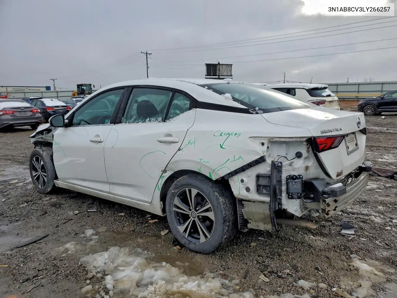 3N1AB8CV3LY266257 2020 Nissan Sentra Sv