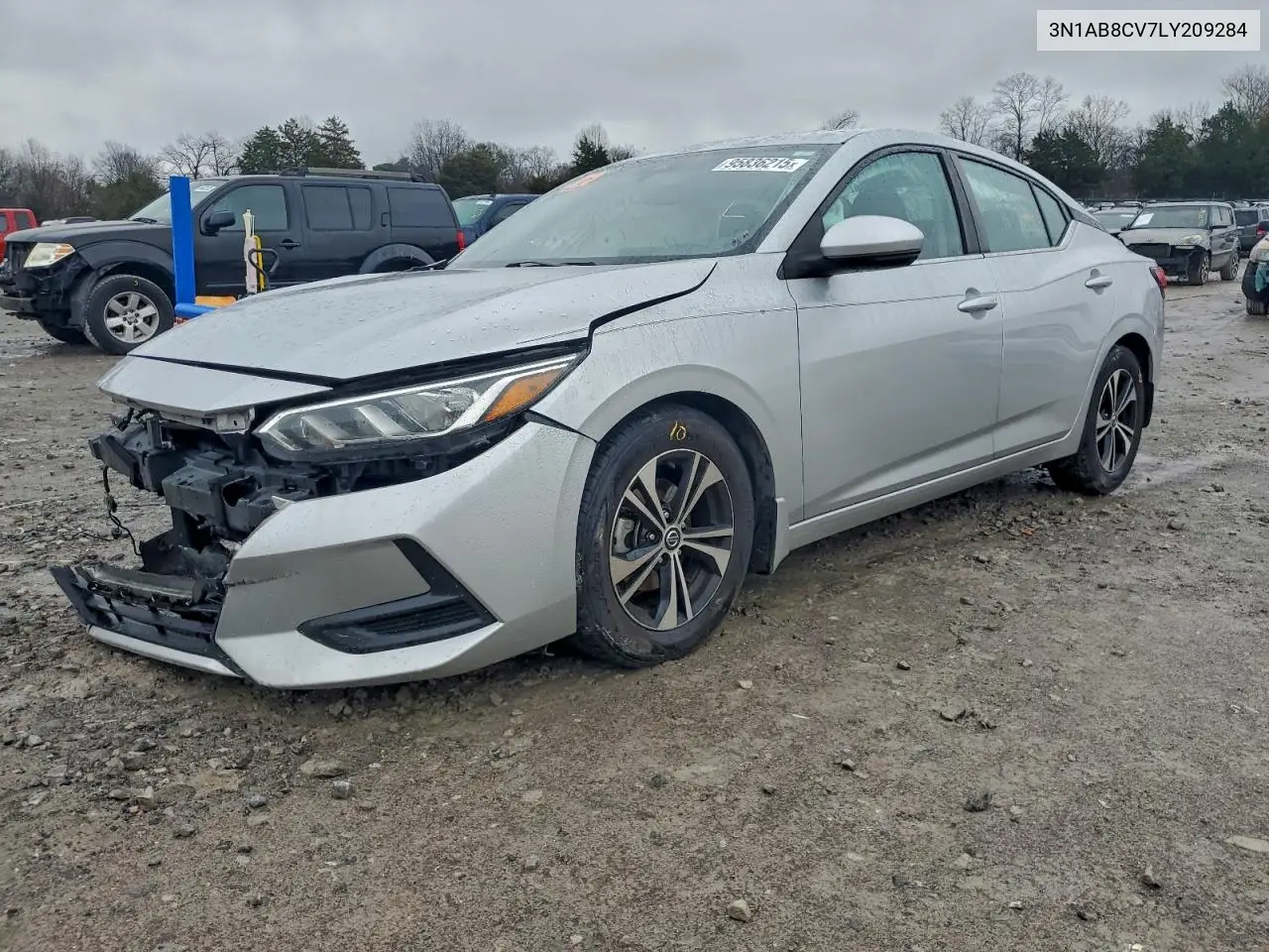 3N1AB8CV7LY209284 2020 Nissan Sentra Sv