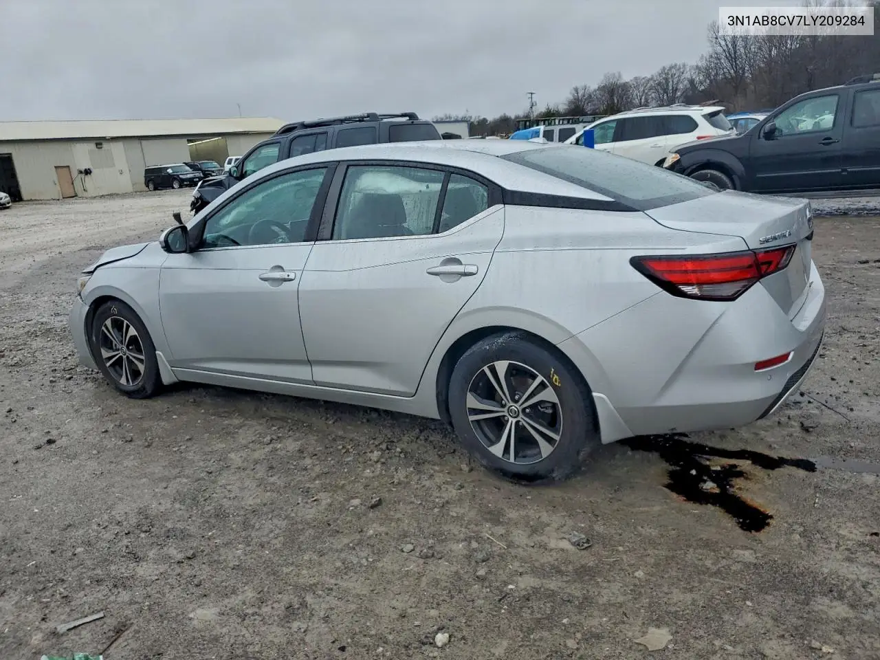 3N1AB8CV7LY209284 2020 Nissan Sentra Sv