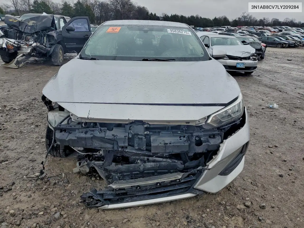 3N1AB8CV7LY209284 2020 Nissan Sentra Sv