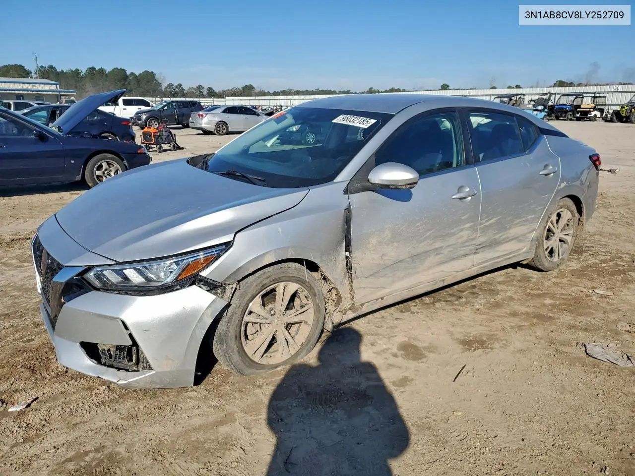 3N1AB8CV8LY252709 2020 Nissan Sentra Sv