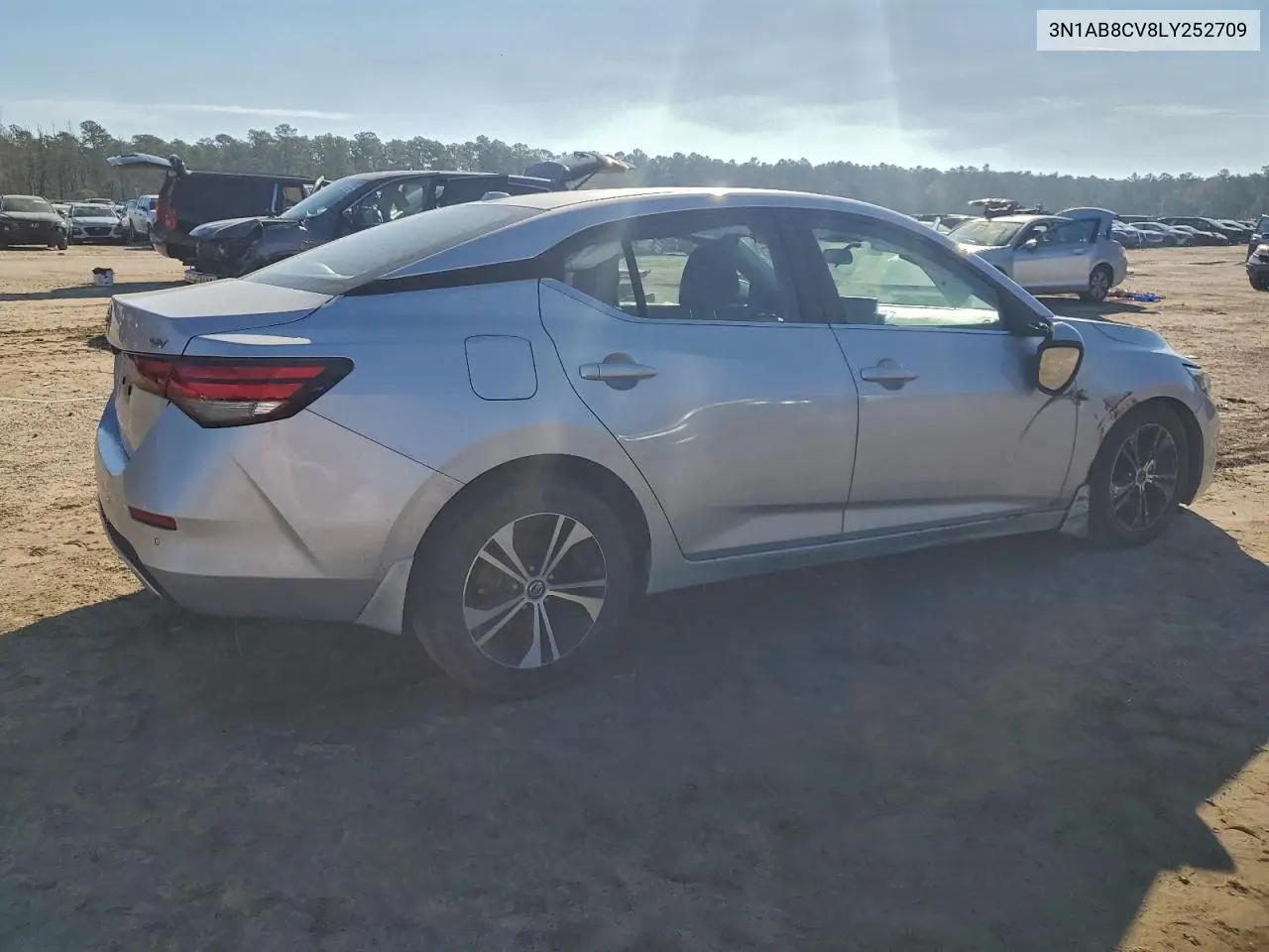 3N1AB8CV8LY252709 2020 Nissan Sentra Sv